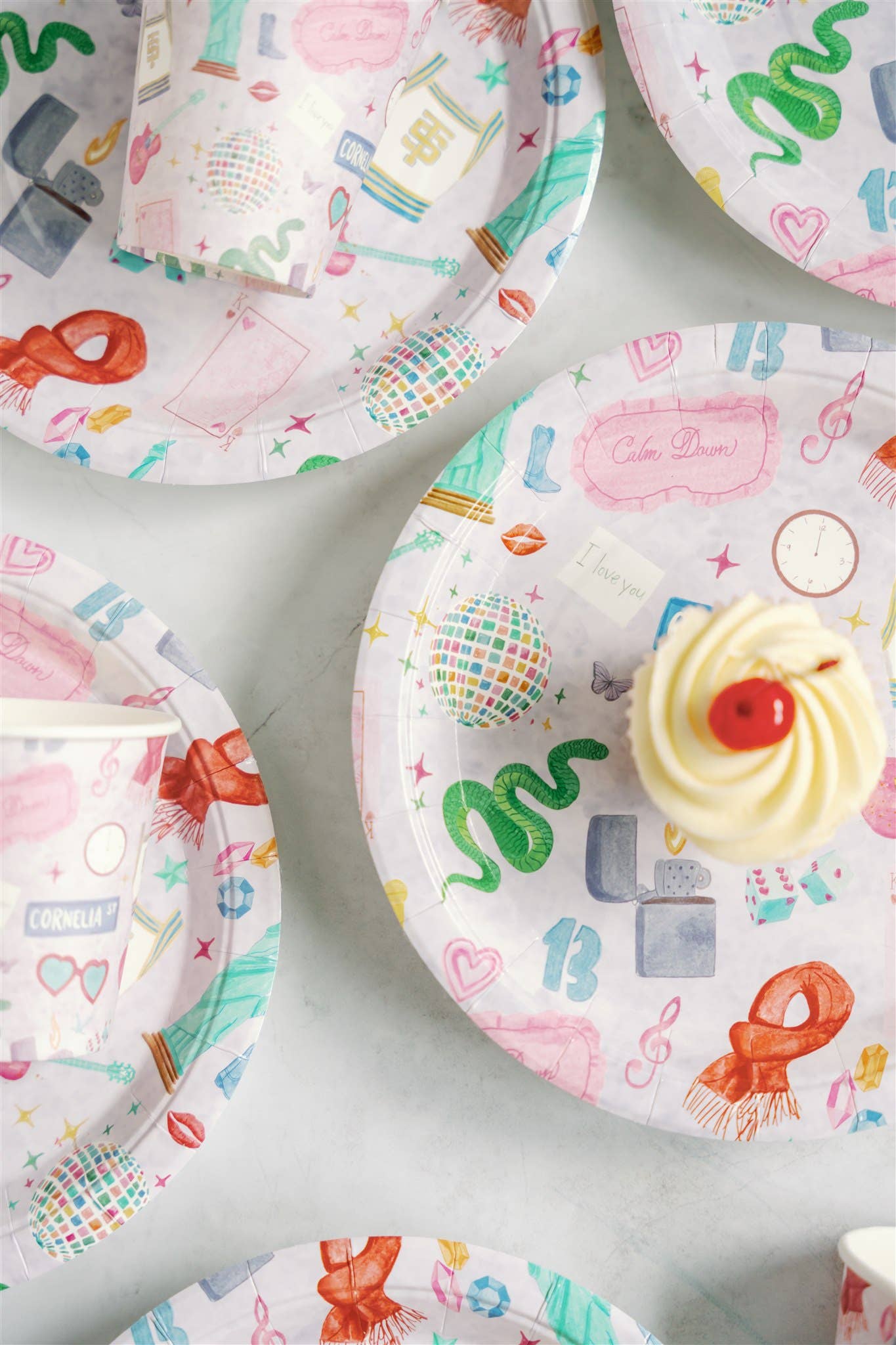 Gracefully Made Art - Wholesale Disposable Plate - Eras Paper Plate Pack3