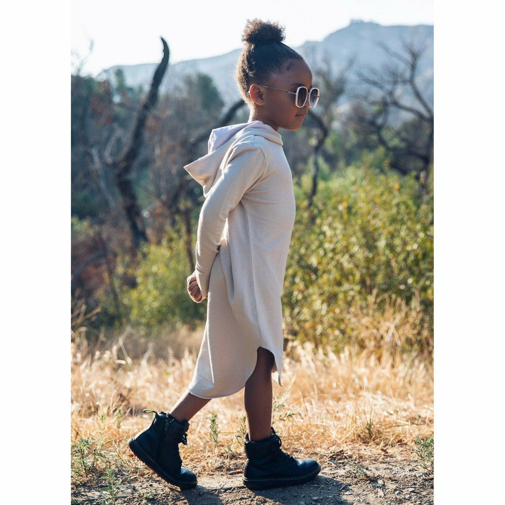 Be Mi Los Angeles – wholesale Dress – Kids – Organic Luna  Hoodie Dress8