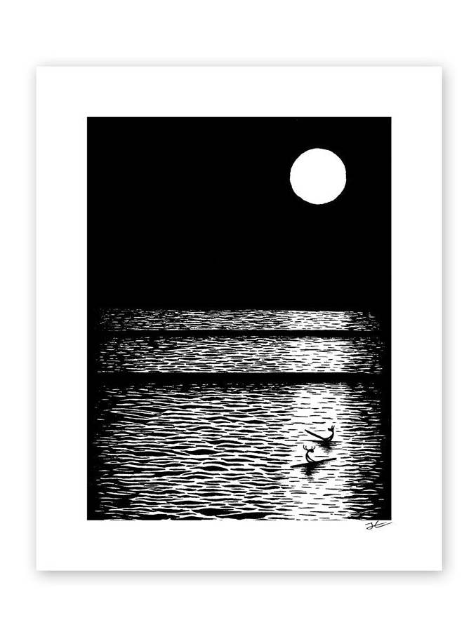 Moonlight - Print/ Framed Print for wholesale by Jonas Claesson