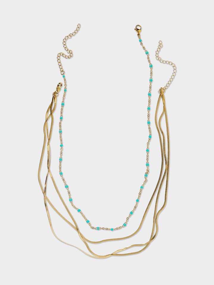 Off Duty Necklace Stack for wholesale by Allie + Bess