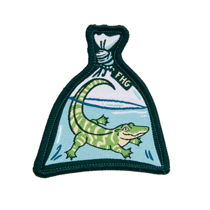 Freehand Goods - Wholesale Patch - Gift Shop Gator Woven Patch