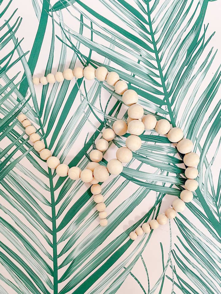 Wooden Bead Headband for wholesale by Iris Atelier