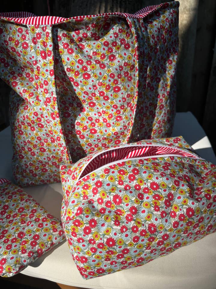 Marguerite Kosmetikpung for engroshandel hos Blossom and Bloom Bags