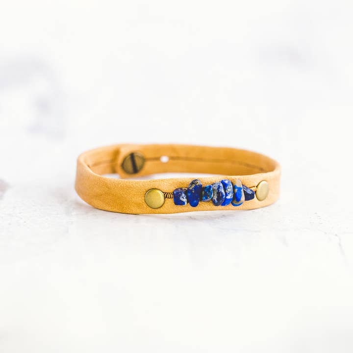 Giving Bracelets - Wholesale Beaded Bracelet - Pebble Bracelet - Antique Brass6