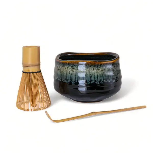 Urban Tokyo - Wholesale Bowl - Matcha Bowl 21oz Set with Whisk and Tea Spoon1