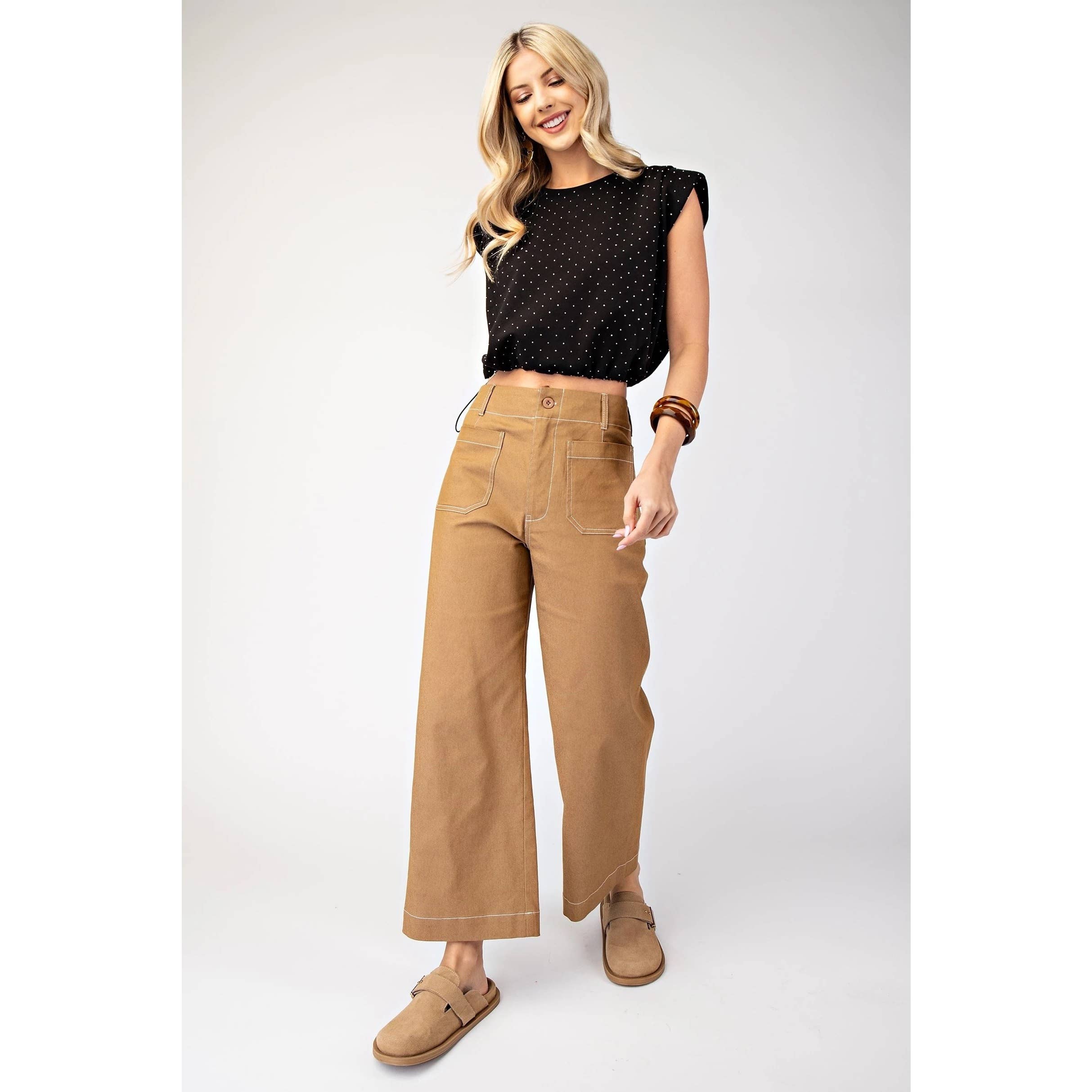 STYLE USA - Vendita all'ingrosso Pantalone - Donna - Nuovi pantaloni corti a gamba larga13