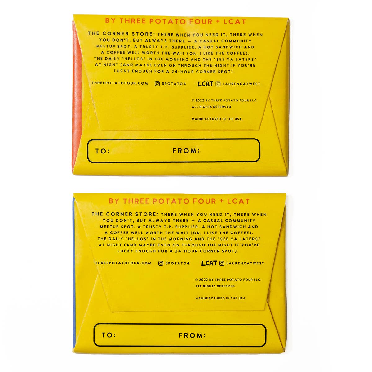 Three Potato Four - Vente Présentoir – papeterie et articles fantaisie - Boîte de vente au détail de 24 packs de cartes autocollantes Corner Store4