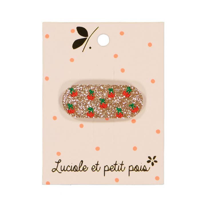 Luciole et Petit Pois - Wholesale Hair Clip - Kids - Cherry hair clip - Red