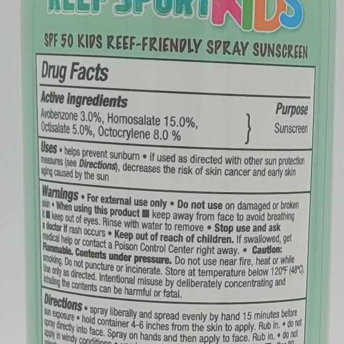 Reef Sport Suncare - Wholesale Sunscreen - REEF KIDS SPRAY SPF 50 - 6oz1