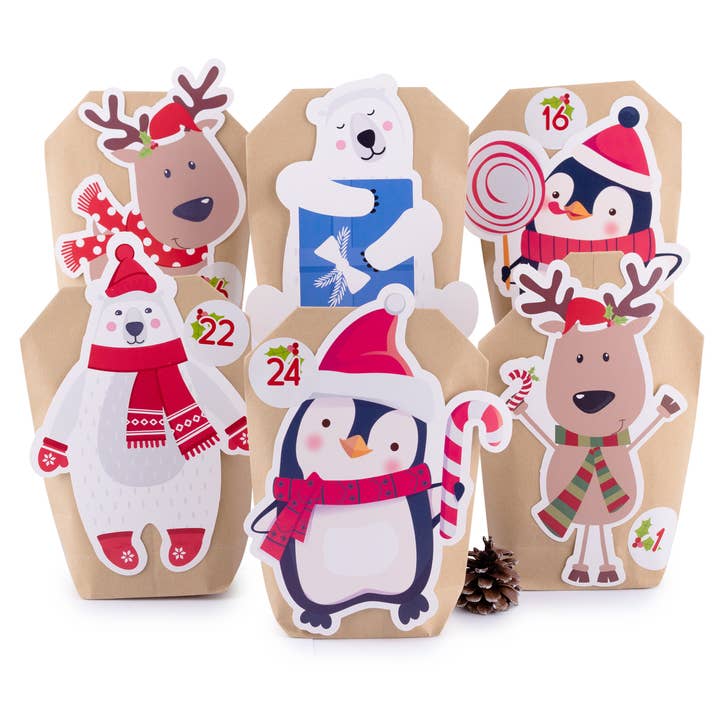 Advent calendar to fill “animal mix” for wholesale by Pajoma