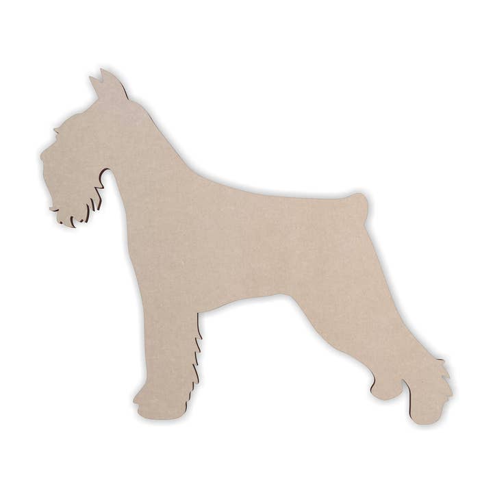 Silhouette Cutout, houten wanddecoratie voor honden - Schnauzer voor wholesale door Jess and Jessica