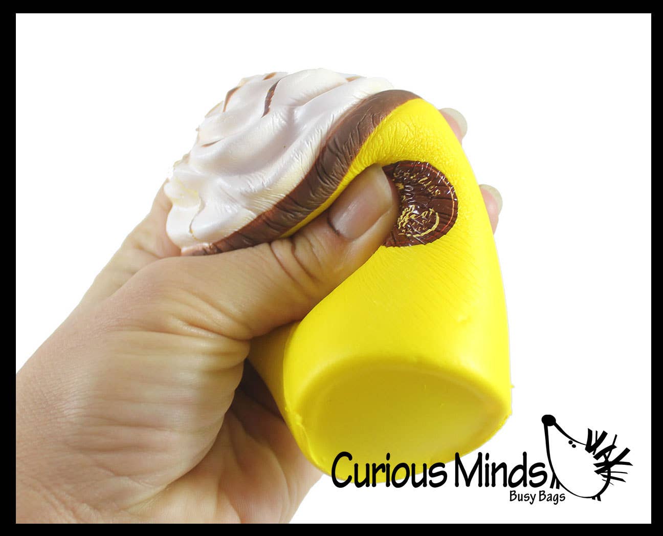 Curious Minds Toys - Wholesale Fidget Toy - Kids - 1 Coffee Latte Slow Rise Squishy Fidget Toy - Soft Foam Stre4