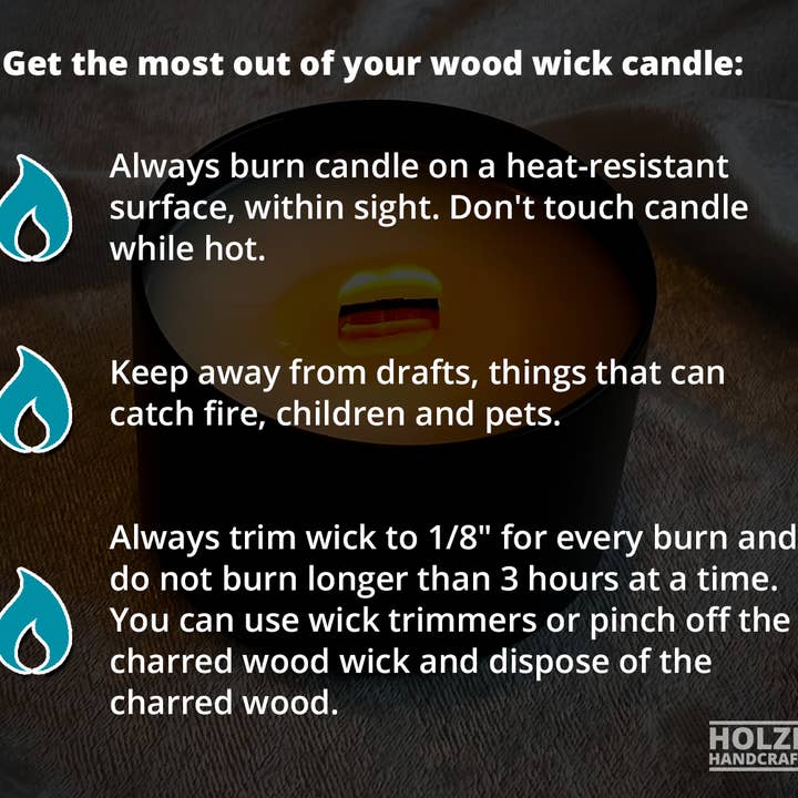 Holzer Handcrafted ® - Vente Bougie en bocal - Bougie à mèche en bois Balsam Evergreens - Parfum de baume + baie de laurier + sapin de Fraser | Naturelle | Cire de noix de coco et soja coulée à la main | Boîte noire moderne de 170 g avec couvercle | Fait main | Parfum de luxe non toxique sans phtalates9