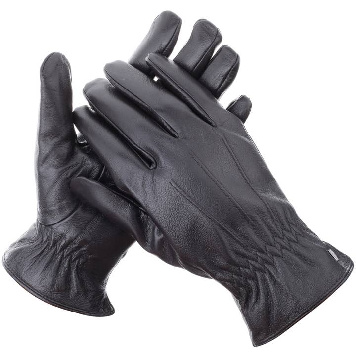 Mio Marino – Engroshandel Handsker - Herre – Ridged Læderhandsker1