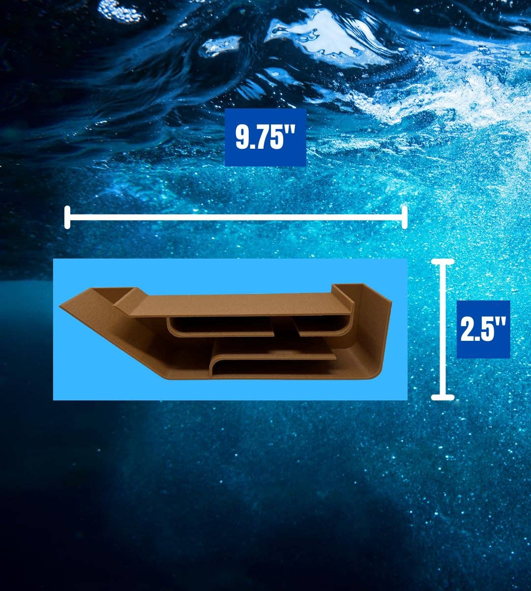 Chatelet – Großhandel Tischdeko – Chatelet REEFSHAPE Aquarium X-Large unterirdischer Tunnel | Versteck für Fische und Garnelen für Aquarien | Einzigartiger unterirdischer Aussichtstunnel | 9,75 Zoll x 2,5" | Hergestellt in den USA (XL)12