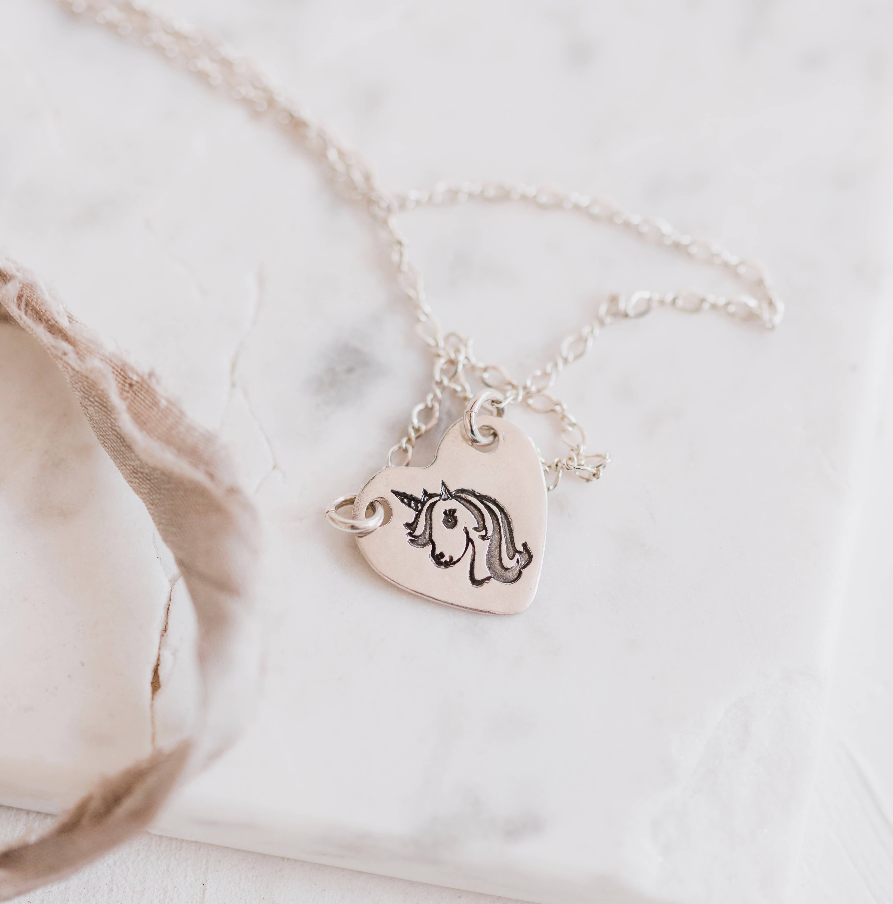 MGD Casual Jewelry – wholesale Halsband - Barn – Sterling Silver enhörning halsband för enhörning älskare0