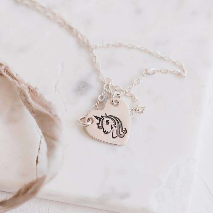 MGD Casual Jewelry – wholesale Halsband - Barn – Sterling Silver enhörning halsband för enhörning älskare