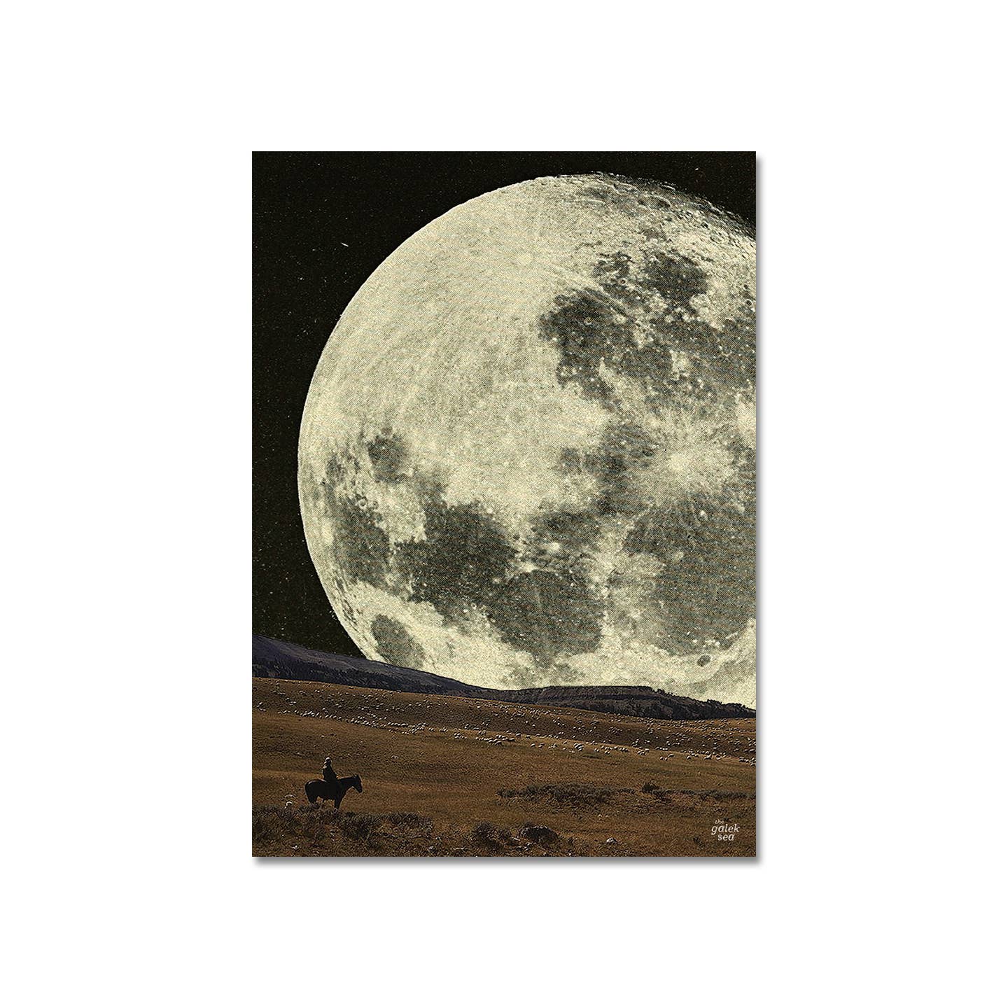 The Galek Sea - Wholesale Art Print - Cowboy Moon Print0