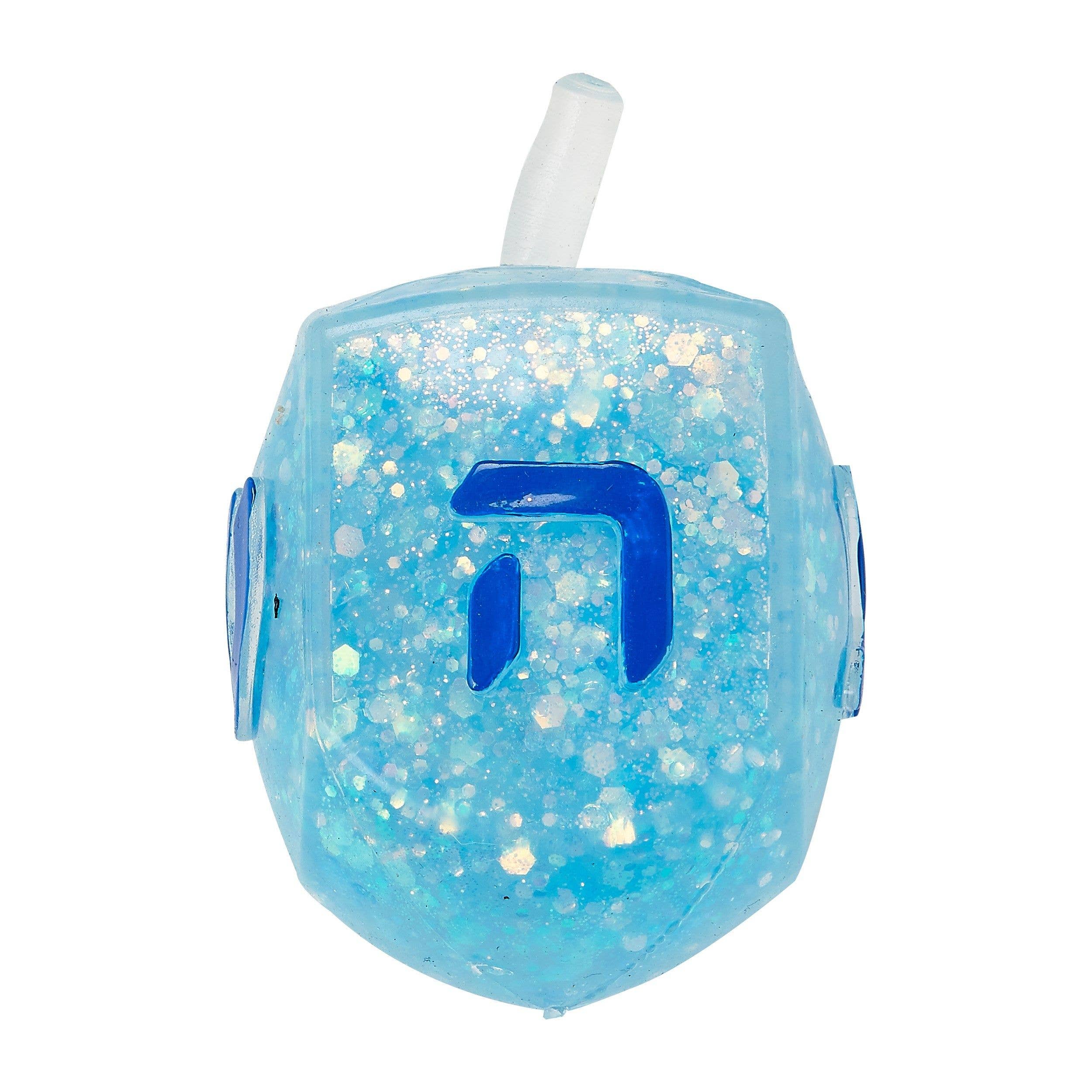 Rite lite - Wholesale Dreidel - Kids - Squish Dreidel Filled W/Glitter,TPR,3",Polybg TPR, Polybg0