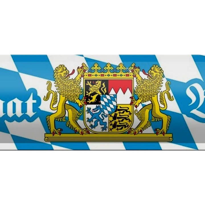 Femer - Wholesale Sign - Bavarian metal sign 46x10cm Freistaat Bayern