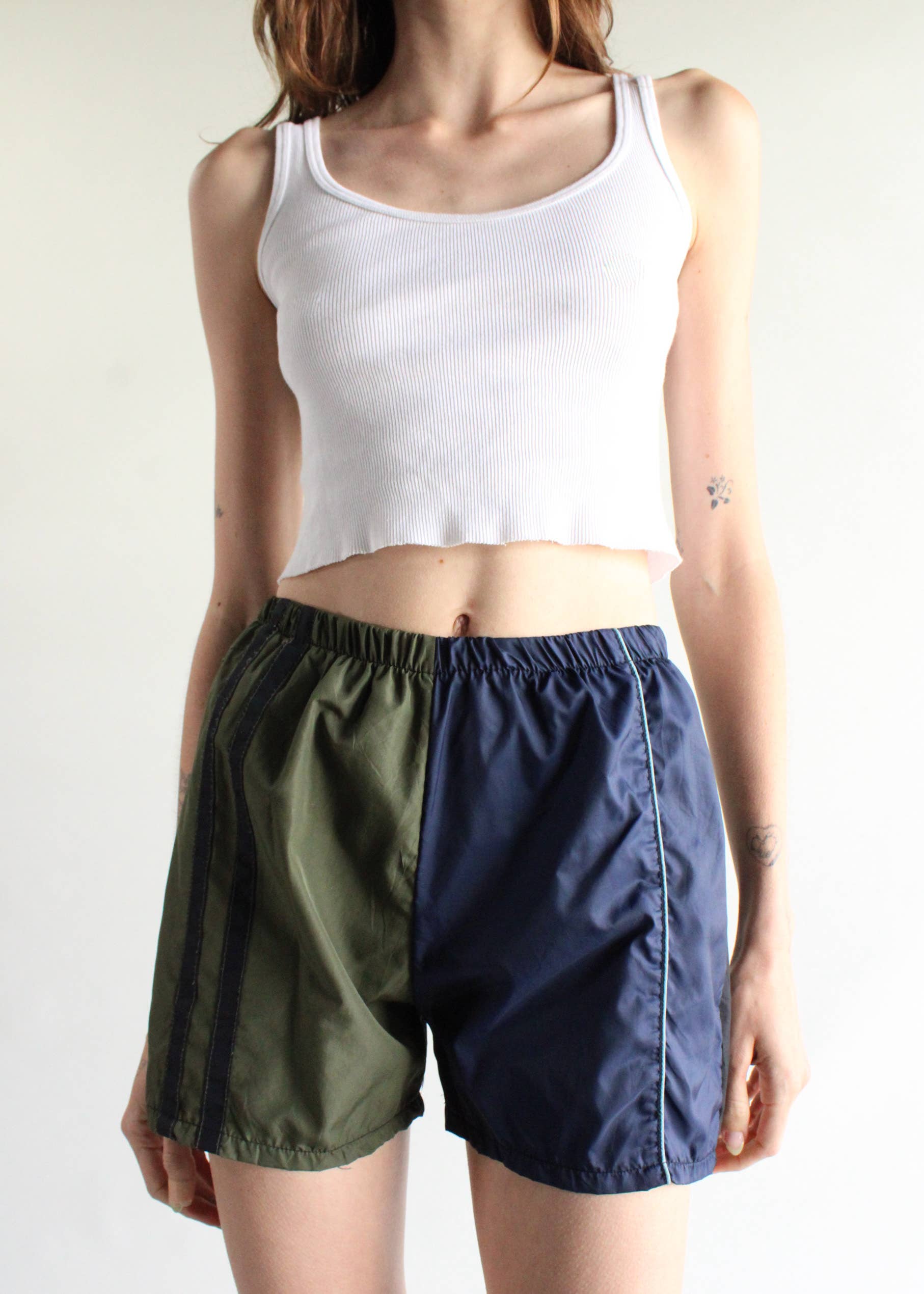 American Recycled Clothing - Wholesale Shorts - Women's - Pieced Track Short Bundle4