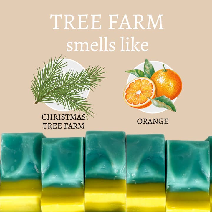 Center Street Soap Co - Wholesale Bar Soap - Tree Farm Christmas Handmade Bar Soap- 4oz1