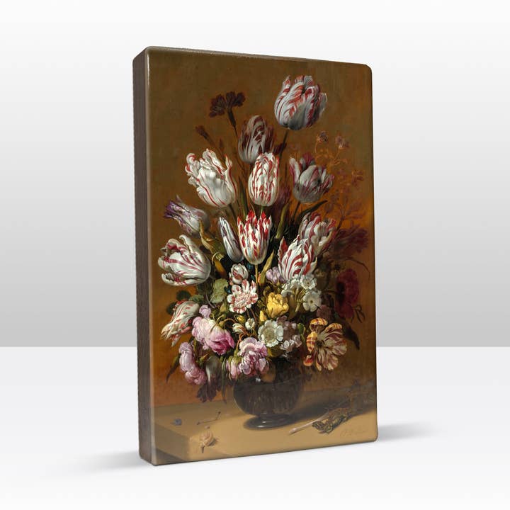 Laque, nature morte aux fleurs - Hans Bollongier pour la vente par Laqueprint