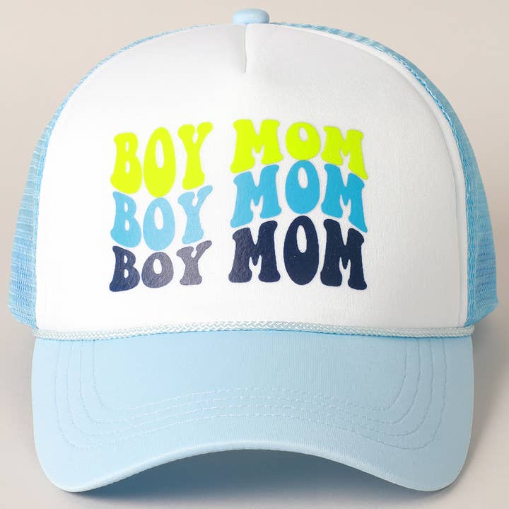 Fashion City - Wholesale Trucker Hat - Women's - BOY MOM Foam Trucker Hat