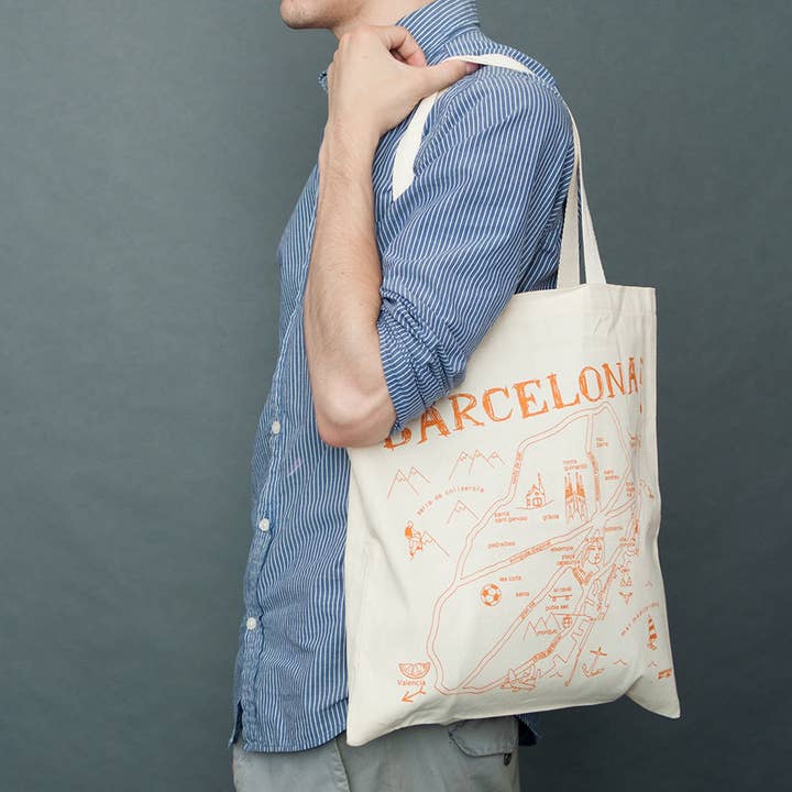 Maptote - Wholesale Grocery/Shopping Bag - Barcelona Grocery Tote1