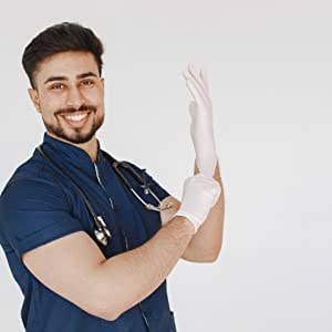 Inspire - Wholesale Gloves – Unisex - Inspire Stretch Vinyl Exam Gloves 1 Box of 1006