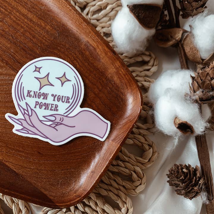 Adesivo Conheça o seu Poder por atacado de Despues Designs