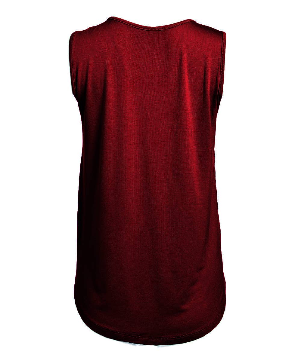 W.A.Y. --Wonderful And Young - Wholesale Tank Top - Women's - Shimmery Sequin V Neck Top Tank3