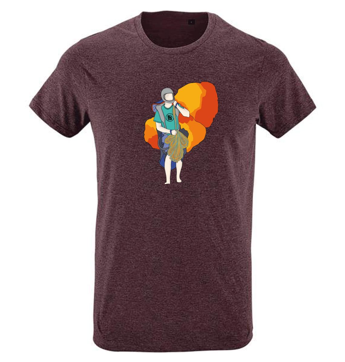 Hot Savoie 74 – Großhandel T-Shirt mit Siebdruck – Herren – Gleitschirm-T-Shirt für Herren11