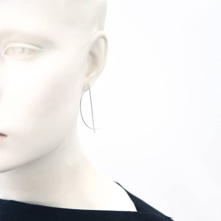 Pursuits - Wholesale Hoop Earrings - Svelte D Hoop Earrings