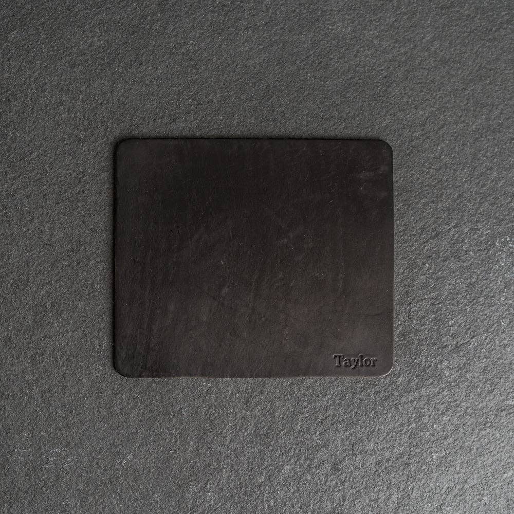 Ox & Pine - Wholesale Mousepad/Trackpad - Leather Mouse Pad - Personalized with Initials, Name, or Logo1