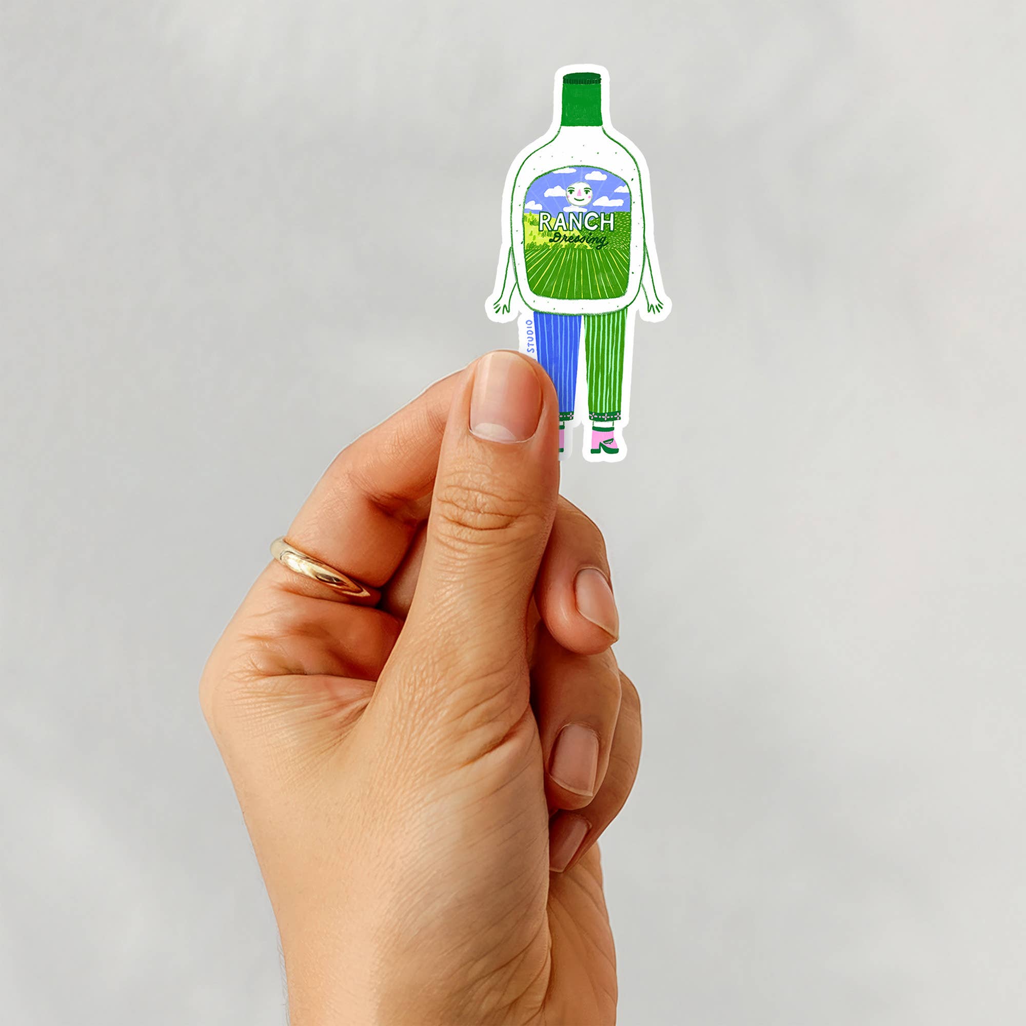 Lindsey Day Studio - Vente Autocollant - Autocollant Blanche the Ranch, Autocollant Drôle, Autocollant Alimentaire2