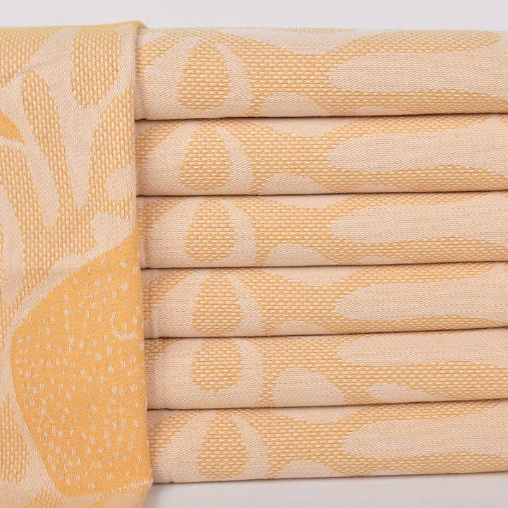 Serviette de cuisine brodée, torchon polyvalent pour la vente par Organic Turkish Towels