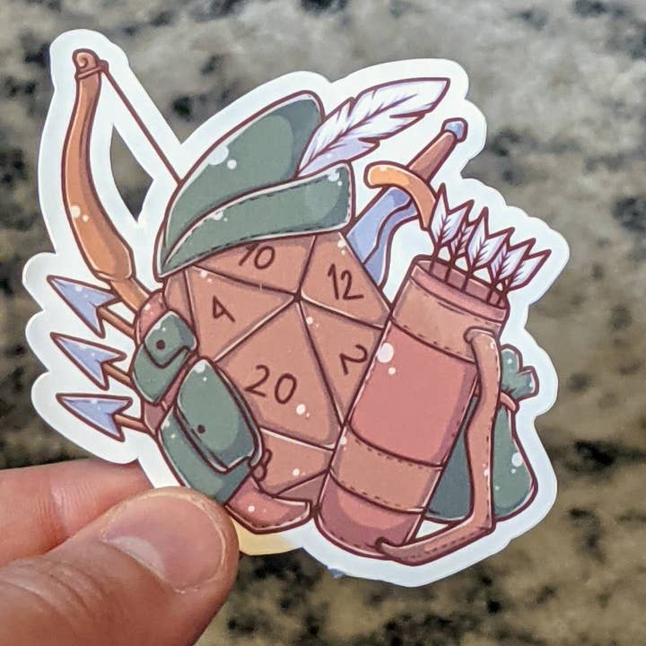 Mimic Gaming Co - Wholesale Sticker - Ranger Adventure Kit D20 Sticker - 2.5"