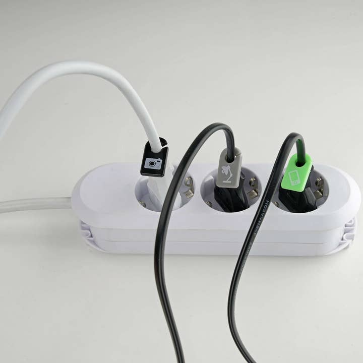 Fackelmann - Wholesale Craft Supplies - Fackelmann Tecno Electric Cable Markers (Pack of 12)3