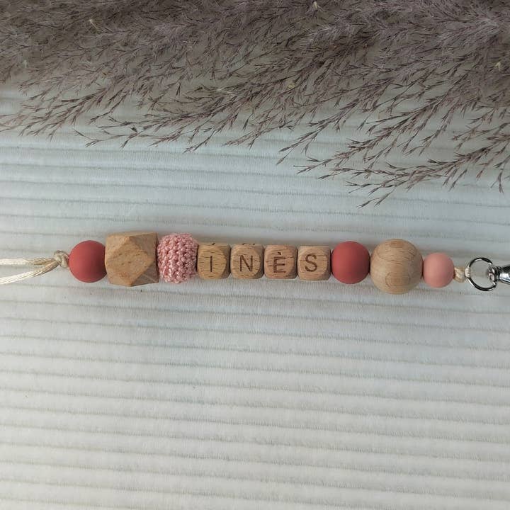 Persika-kastanj blöja väska/nyckelring för wholesale av Little Baby Musthaves