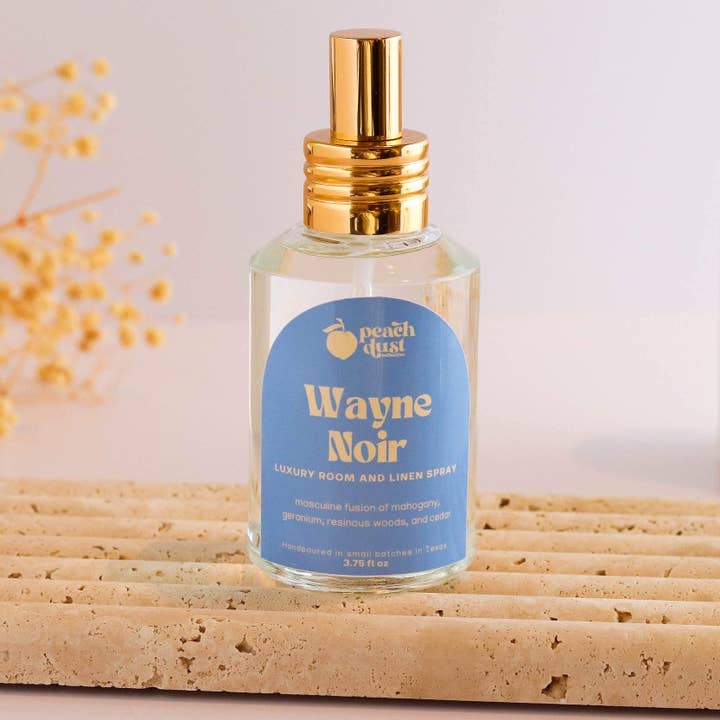 Wayne Noir Odor Eliminating Luxury Room and Linen Spray for wholesale by Peach Dust Collective