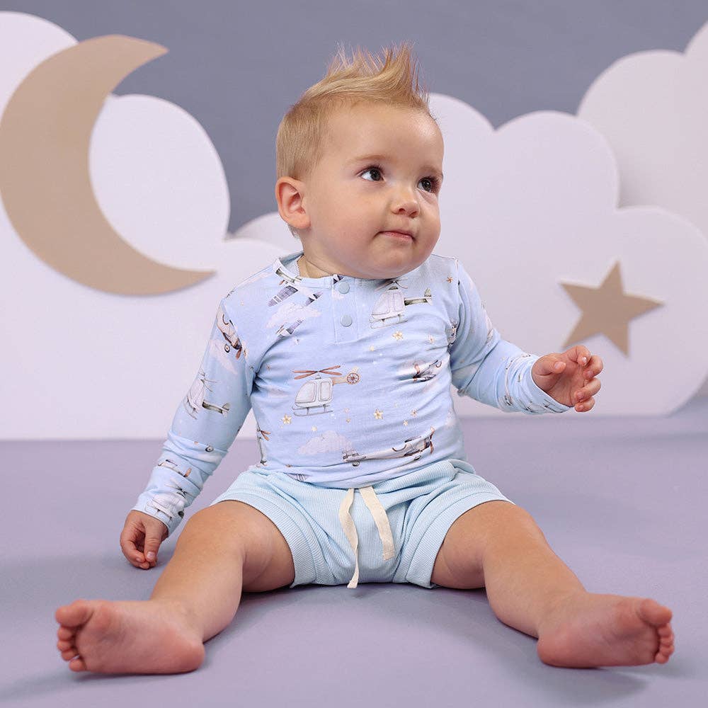Snuggle Hunny – Großhandel Body (ohne Füße) – Baby – Langarm-Body aus Bio-Baumwolle "Taking Flight"8