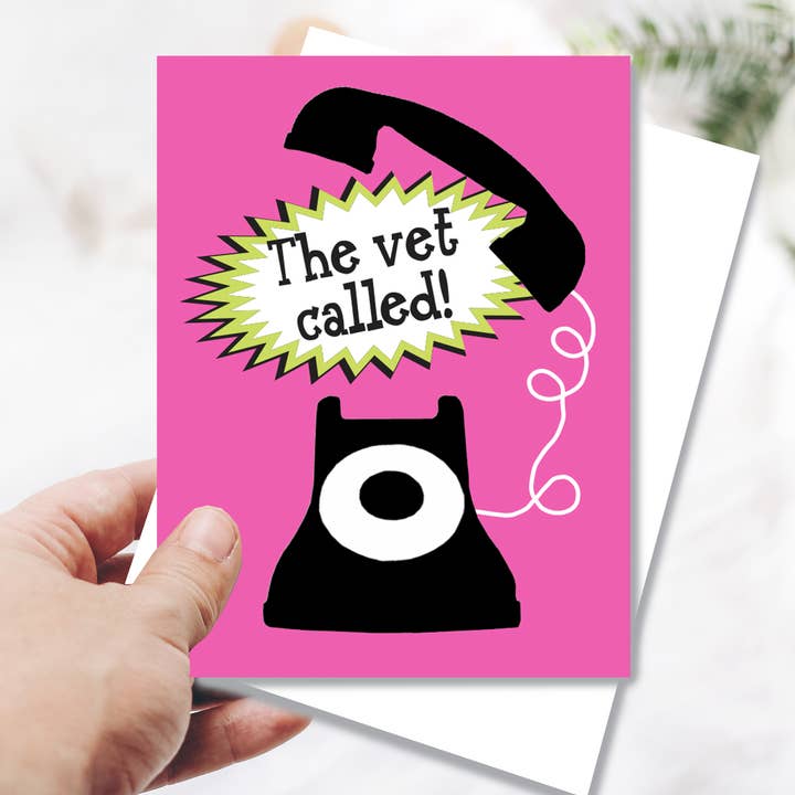 Horse Hollow Press - Wholesale Get Well Card - Horse Get Well Card / The Vet Called / Funny