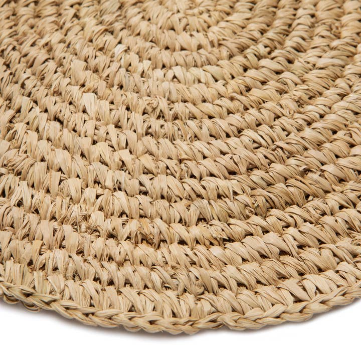 Couleur Nature - Wholesale Placemat - Classic Round Natural Round Placemat - Set of 41