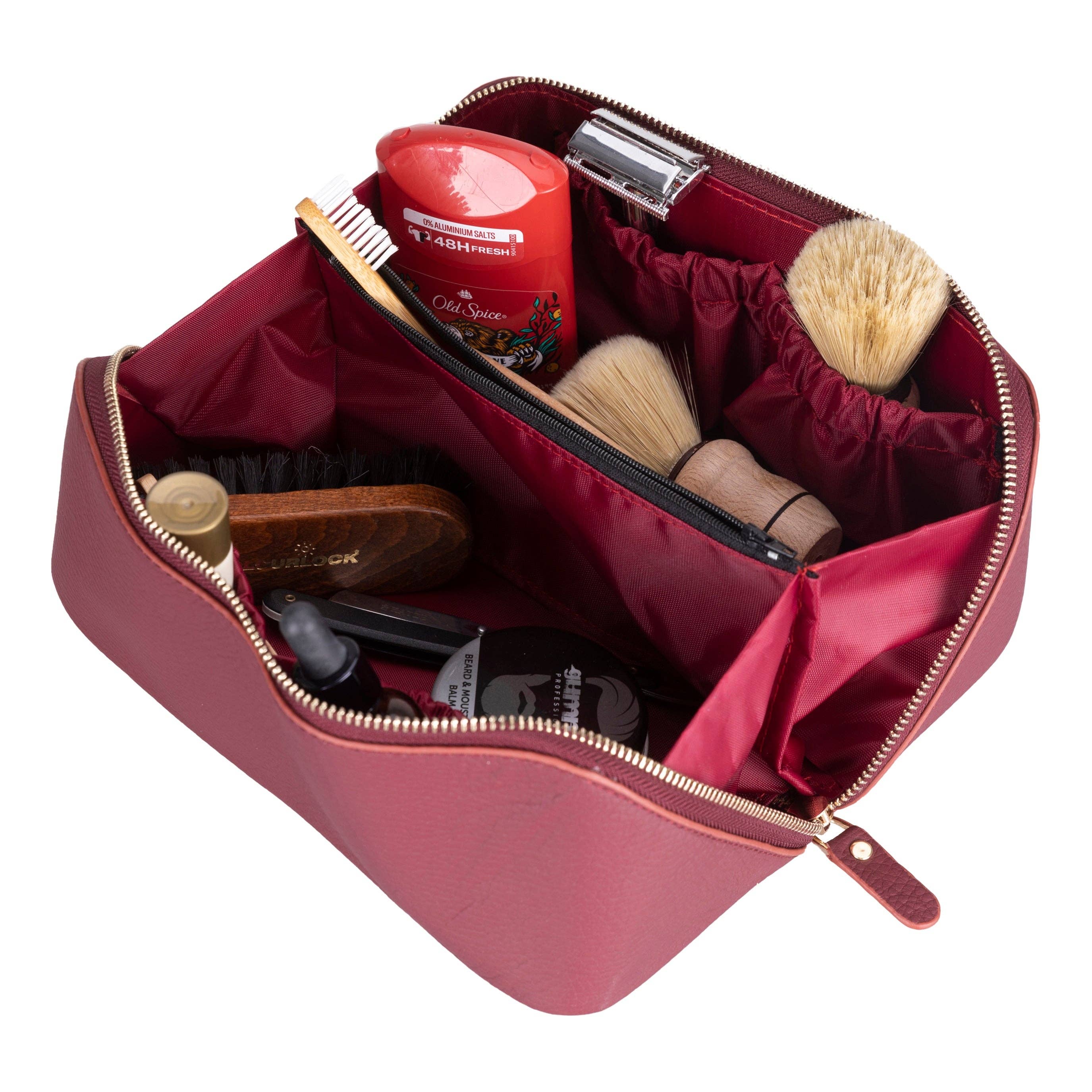 Lupinny Leather - Vente Trousses de maquillage/cosmétique - Trousse de maquillage en cuir Ellati – Trousse de toilette et étui de voyage durable22
