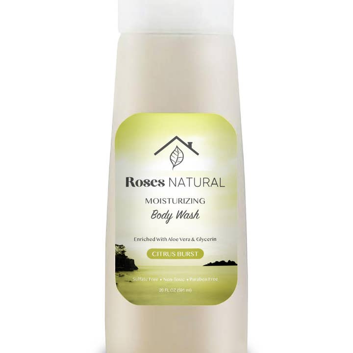 Lavagem corporal natural hidratante - Citrus Burst por atacado de Roses Natural