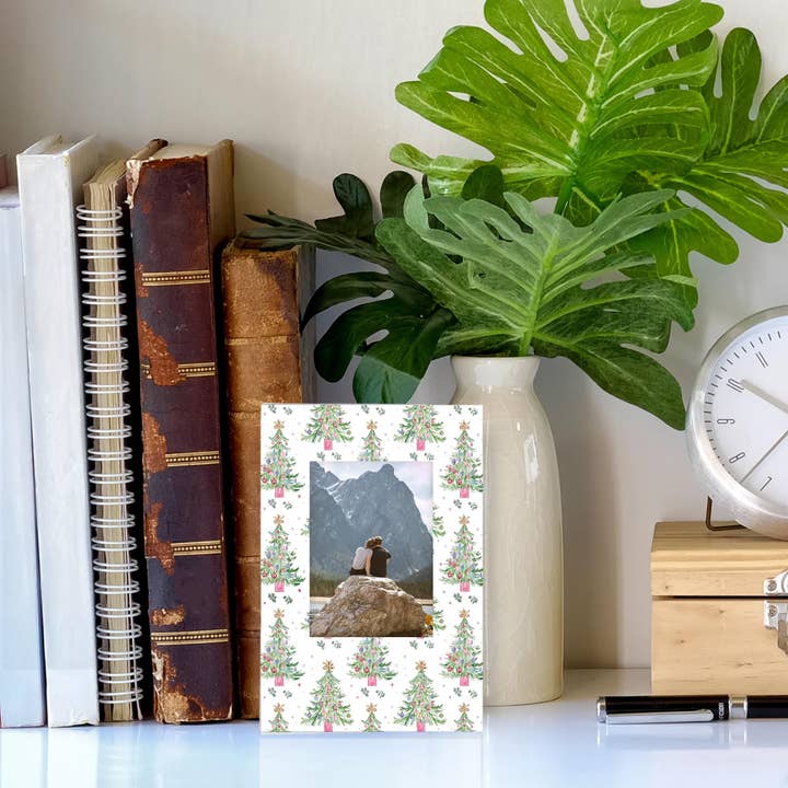 White Mini Frame-Blush & Baubles - A Grand Millennial Christmas for wholesale on Faire3