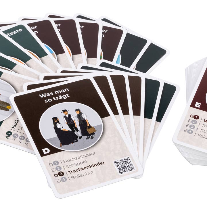DeinDesignWerk GmbH - Venta al por mayor Juegos de cartas - El gran juego de cartas Cuarteto del Bosque Negro para adultos y niños2