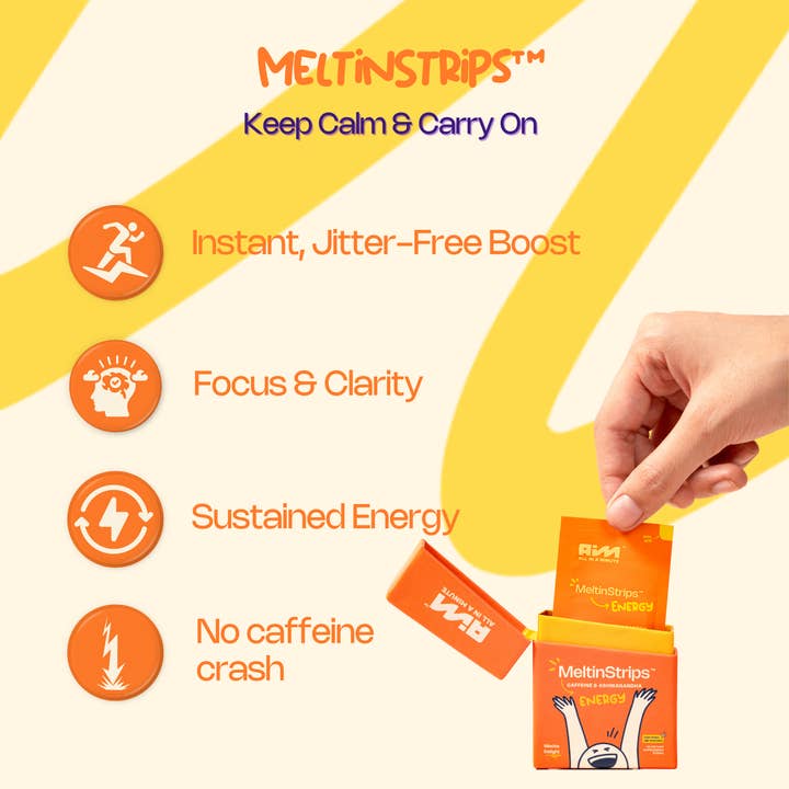 A.I.M. Nutrition - Wholesale Oral Supplement/Vitamin - MeltinStripsâ„¢ - Energy