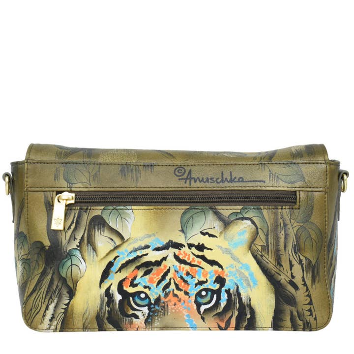 Anuschka | Vanya Lara (USA) - Wholesale Crossbody Bag - Women's - Flap Crossbody With Shoulder Strap - 76111